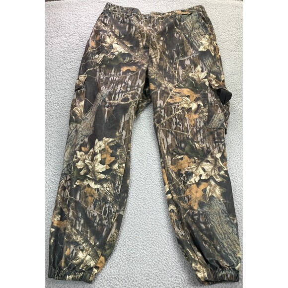 Gamehide Pants Mens Size XL Multi Mossy Oak Camo Cargo Hunting Tapered Leg - Picture 1 of 7